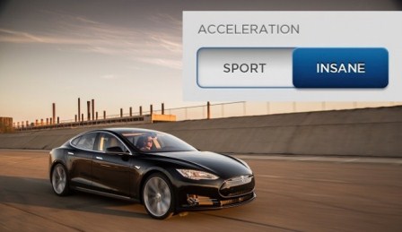 Tesla Model S Insane Mode