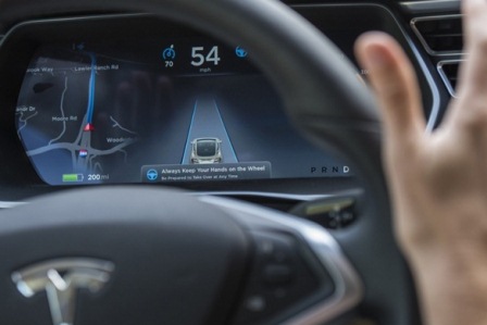 Tesla Autopilot Mode Dashboard