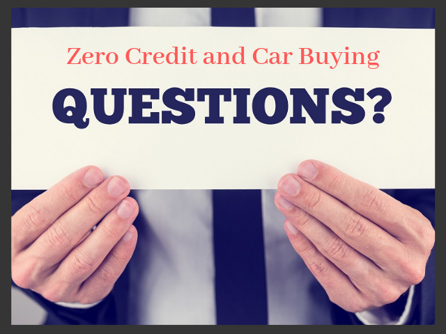 Learn How to buy a Car When Your Credit Score is Zero 